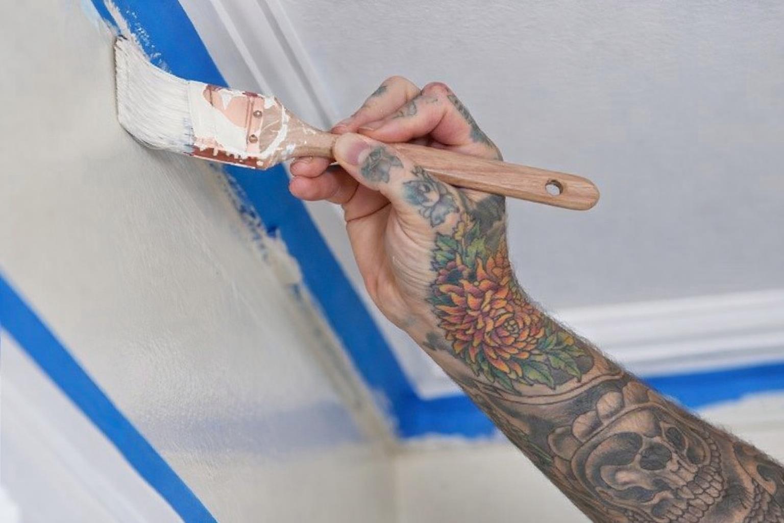 Painting in progress